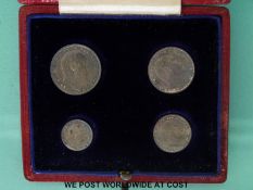 A cased 1906 set of Maundy money