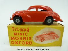 Tri-ang Minic Push and Go model Morris Oxford,