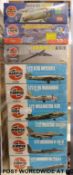 Nine Airfix 1:72 scale model aircraft kits, all in original boxes,