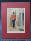 Three Victorian military regimental prints