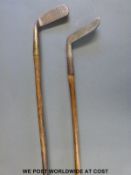 An Arthur Brown 'Harry Vardon' putter impressed Royal Blackheath Golf Club and a Thistle Brand