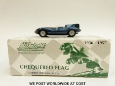 Milestone Miniatures Chequered Flag limited edition diecast model Jaguar D Type Le Mans Winner 1957,