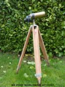 Ross 7x50 ministry marked monocular gunsight and tripod