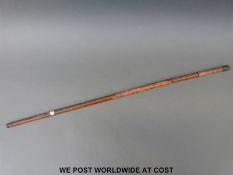 A vintage sectional walking stick,