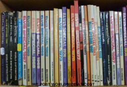 A large collection of Elvis 'special' annual books ranging from 1963-1985