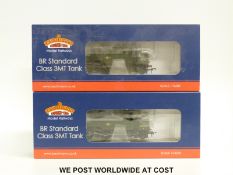 Two Bachmann 00 gauge BR Standard Class 3MT tank locomotives 82005 31-976,
