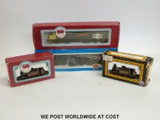 Four Dapol and Airfix 00 gauge locomotives 'West Country Enterprise' 56075, 'Stepney' 55,