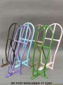 Six saddle/tack racks