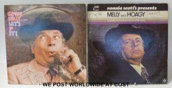 Ten LP record cases of mostly LPs with some 12” singles,