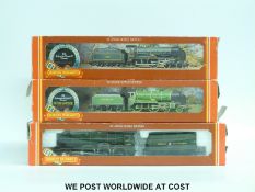 Three Hornby 00 gauge locomotives BR 4-4-0 Schools Class V 'Dover' R.