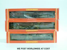 Three Hornby 00 gauge locomotives LMS 4-6-2 Princess Class 'Princess Elizabeth' R.