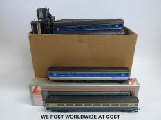 Forty Hornby, Lima and other 00 gauge carriages,