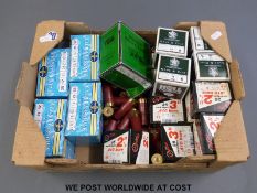 One-hundred-and-thirty-seven 12 bore shotgun cartridges together with 375 .