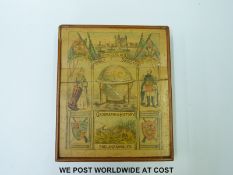 Peacock's New Double Dissection Geography History England & Wales double sided jigsaw puzzle,