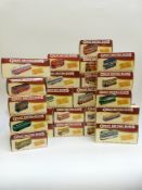 Twenty-three Atlas Editions diecast model Great British Buses all in original boxes,