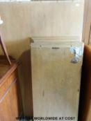 A pine panelled wardrobe (W125 x D63 x H183cm)