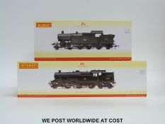 Two Hornby 00 gauge locomotive 42437 weathered edition R2637 and 