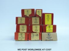 Eleven Trix 00 gauge wagons and coaches all in original boxes