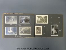 German Army WWII horse artillery photo album,