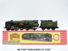Hornby Dublo 00 gauge BR 4-6-2 West Country Class locomotive and tender 'Barnstaple' 2235,