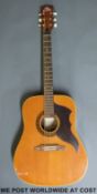 EKO Italian made six-string acoustic guitar with 50.