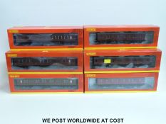 Sixteen Hornby 00 gauge BR coaches,