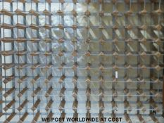 A 236 bottle wine rack (W91 x H237cm)