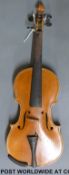 A cased Czecho-Slovakia, Antonius Stradivorium labelled violin,