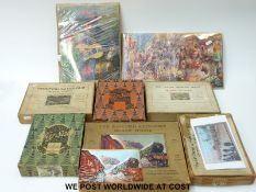 Six vintage jigsaw puzzles, four AVN Jones & Co Ltd,