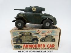 Tri-ang Minic Series II clockwork model Armoured Car,