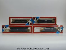 Four Lima 00 gauge BO-BO diesel locomotives, 'Earl Mountbatten of Burma' 33027 305387,