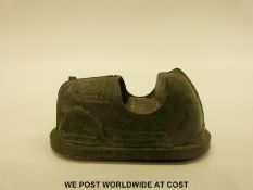 Crescent Toys diecast model dodgem car with green body,