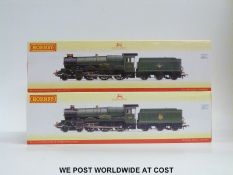 Two Hornby 00 gauge locomotives 'Beverston Castle' 5068 R2849 and 'Ince Castle' 7034 R2850,