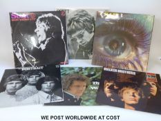 Seven original Walker Brothers-related LPs: Scott Walker “Scott”; “Scott 2”; “Scott 3”;