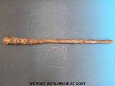 A 19thC Irish blackthorn shillelagh or club