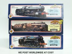 Three Bachmann 00 gauge 4-6-0 locomotives, BR Class 4 '75020' 31103,