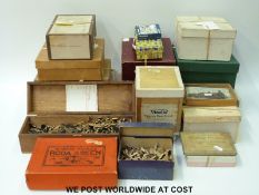 Twenty wooden jigsaw puzzles including double sided 'Embarrassing Congratulations',