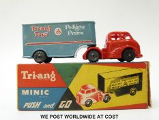 Tri-ang Minic Push and Go model Pantechnicon,