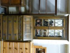 Old Charm or similar bureau bookcase (W76 x D48 x H209cm)