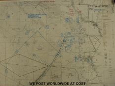 Four FMA maps, final days of the Gulf War dated 25th, 26th, 27th and 28th of February 1991,