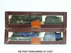 Two Hornby Top Link 00 gauge BR locomotives and tenders,