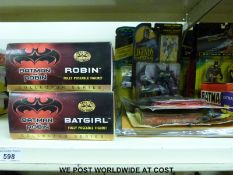 Nine Kenner Batman action figures including four limited edition, all in original boxes,