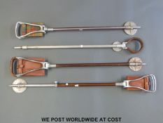 Four shooting sticks