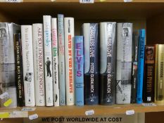 A collection of largely biographical hard backed books about Elvis Presley to include 'Are You