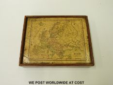A 19thC map of Europe jigsaw puzzle,
