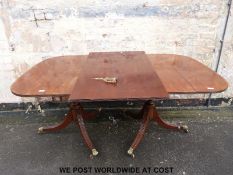 A double D end dining table (max length 228 x W102 x H77cm)