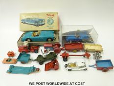 Fourteen Dinky Supertoys, Tri-ang Electric and other model vehicles,