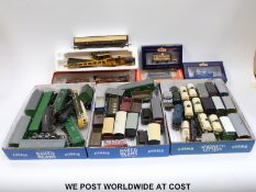Fifty Hornby and other 00 gauge locomotives and wagons,