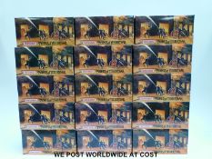 Fifteen Matchbox Models of Yesteryear Fire Engine Series diecast model fire vehicles,