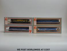 Four Lima 00 gauge diesel locomotives, CO-CO '31 Rail' 31116, CO-CO 'Tiger' 50028 205280,